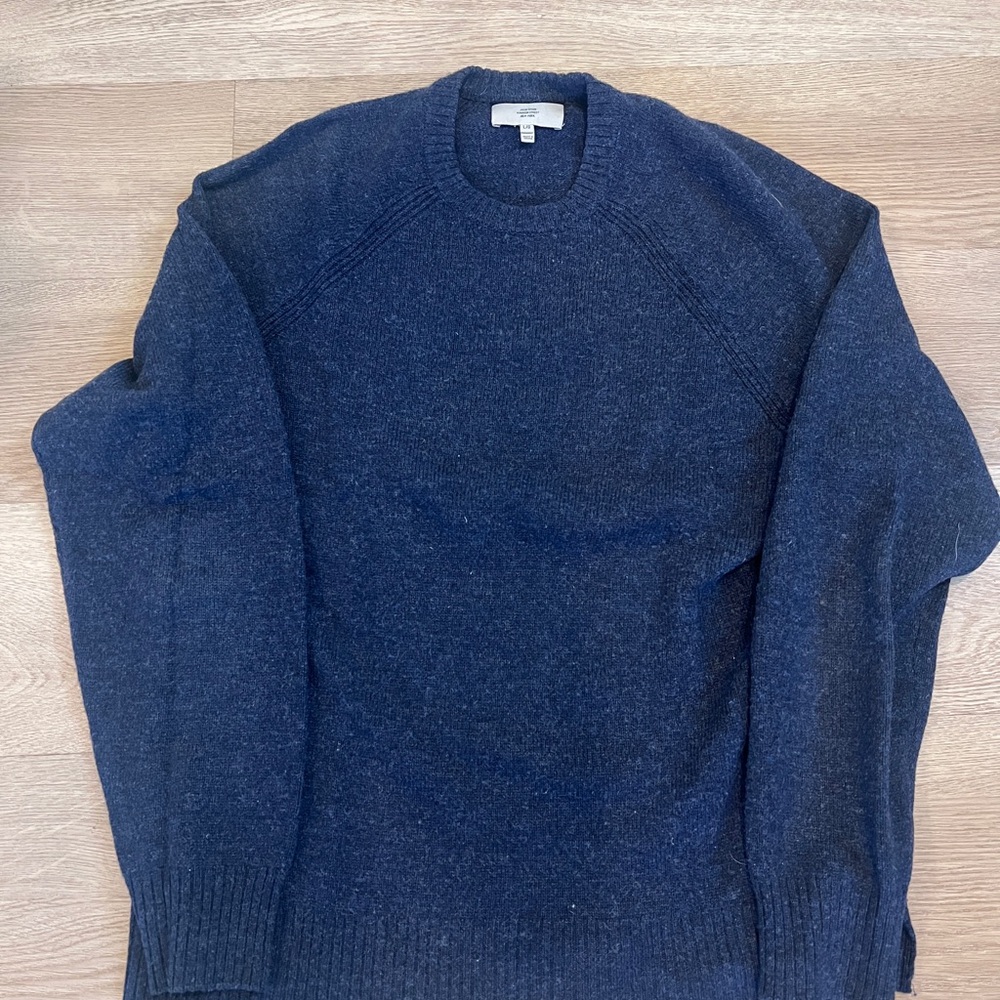 Jack Spade Blue Crewneck Sweater Classic Knit Design